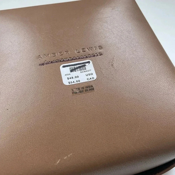 NWT Amber Lewis for Anthropologie Small Stitched Leather Nesting Box - Picture 6 of 15